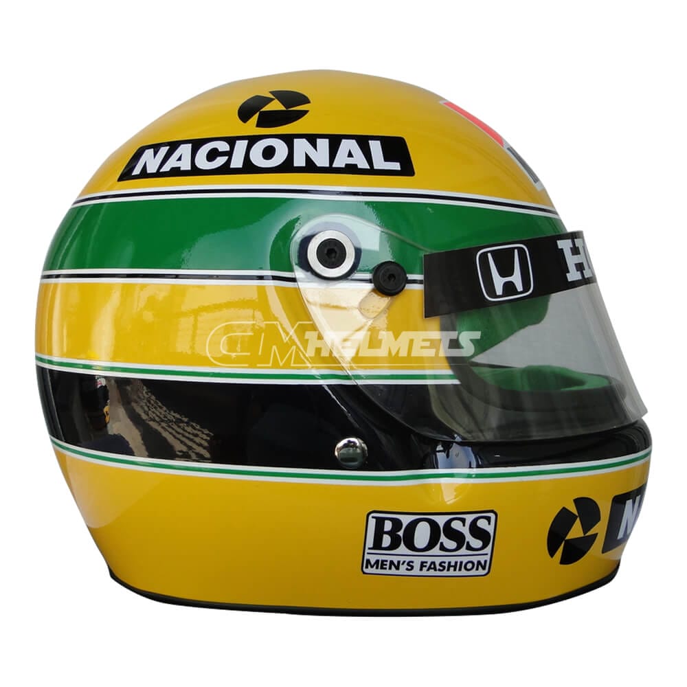 AYRTON SENNA 1991 WORLD CHAMPION F1 REPLICA HELMET FULL SIZE | CM