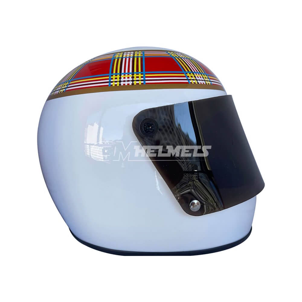 Jackie Stewart 1973 World Champion F1 Replica Helmet Full Size Cm Helmets Jackie Stewart 1973 World Champion F1 Replica Helmet Full Size Cm Helmets