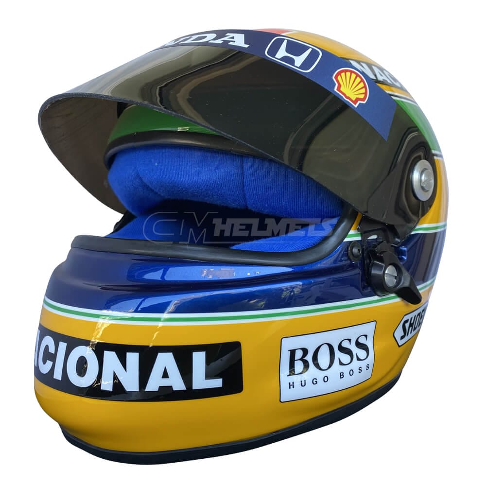 Ayrton Senna 1992 Helmet | Full-Size Replica for F1 Collectors