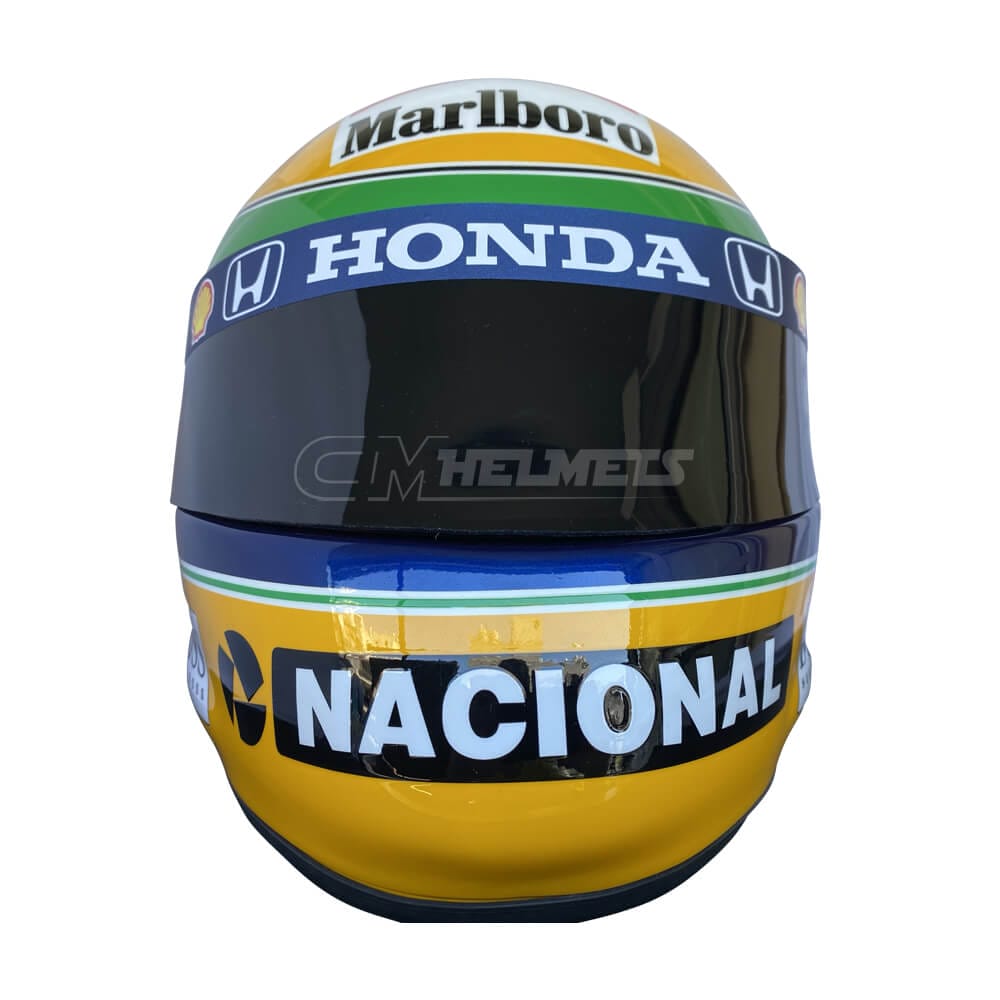 Ayrton Senna 1992 Helmet | Full-Size Replica for F1 Collectors