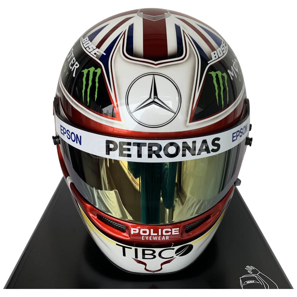 LEWIS HAMILTON 2019 SILVERSTONE GP F1 REPLICA HELMET FULL SIZE CM Helmets lewis-hamilton-2019-silverstone-gp-f1-replica-helmet-full-size-cm-helmets