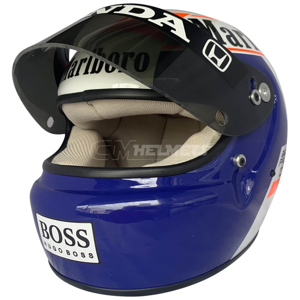 Decals casque helmet casco Prost McLaren 1989 Centauria Spark 1/5 Ferrari 1990