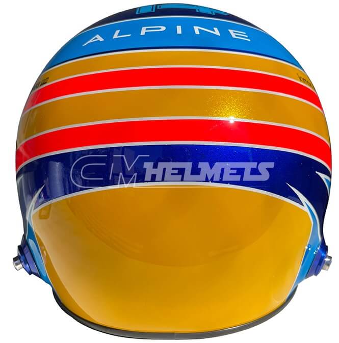 FERNANDO ALONSO 2021 F1 REPLICA HELMET FULL SIZE | CM Helmets
