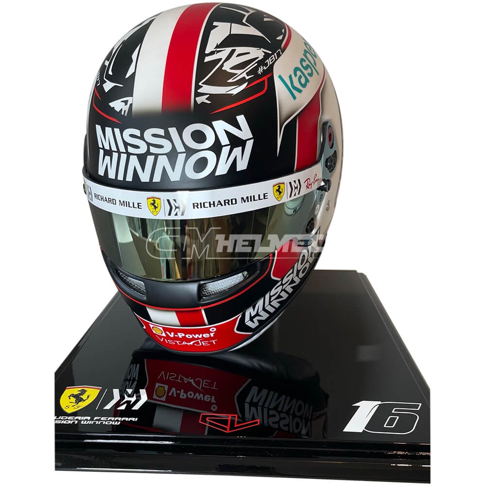 CHARLES LECLERC 2021 F1 REPLICA HELMET FULL SIZE | CM Helmets