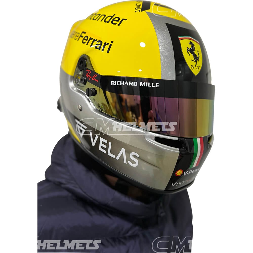 CARLOS SAINZ 2022 MONZA GP F1 REPLICA HELMET FULL SIZE | CM