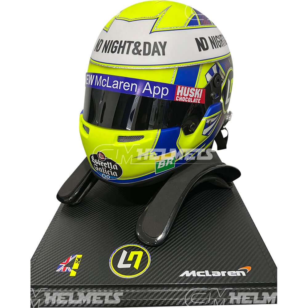 LANDO NORRIS 2019 SPA GP F1 REPLICA HELMET FULL SIZE | CM Helmets