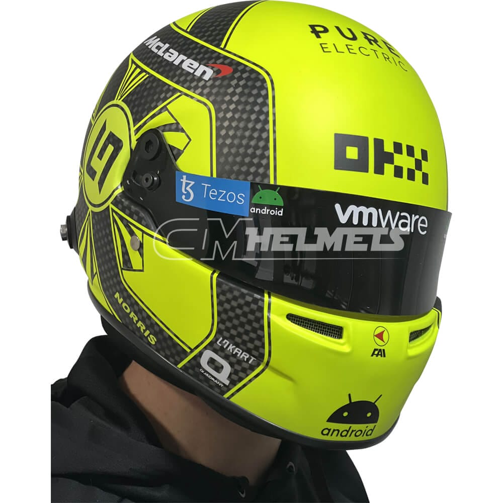 最高の品質 2023 NORRIS LANDO F1 Helmets CM | SIZE FULL HELMET REPLICA F1
