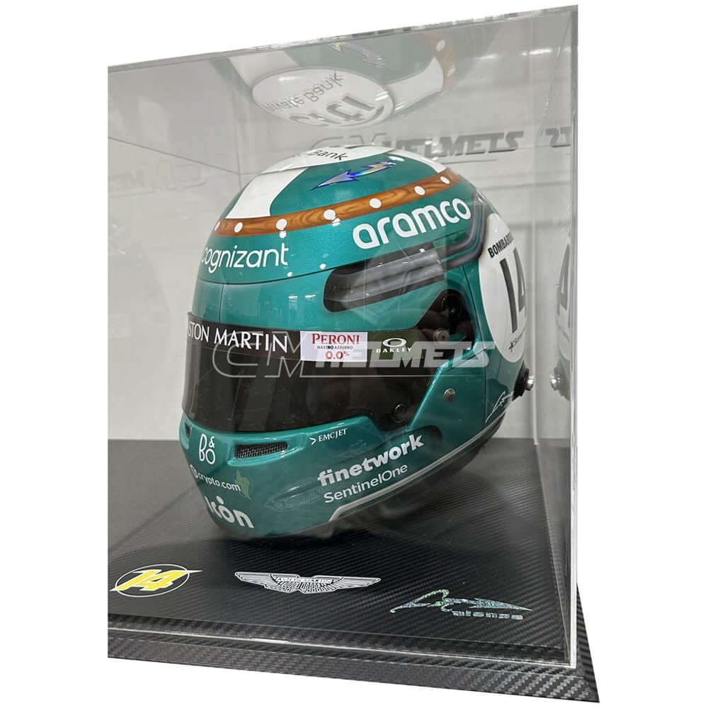 FERNANDO ALONSO 2023 SILVERSTONE GP F1 REPLICA HELMET FULL SIZE | CM ...