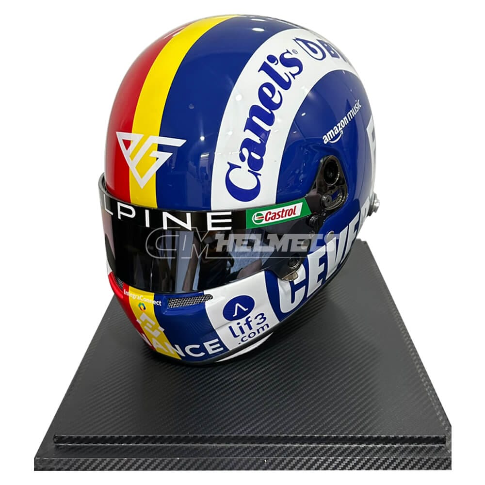 PIERRE GASLY 2023 AUSTIN GP CEVERT TRIBUTE F1 REPLICA HELMET FULL SIZE ...