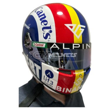 Pierre-Gasly-2023 Austin-GP-Cevert-Tribute-F1-Helmet-Be15