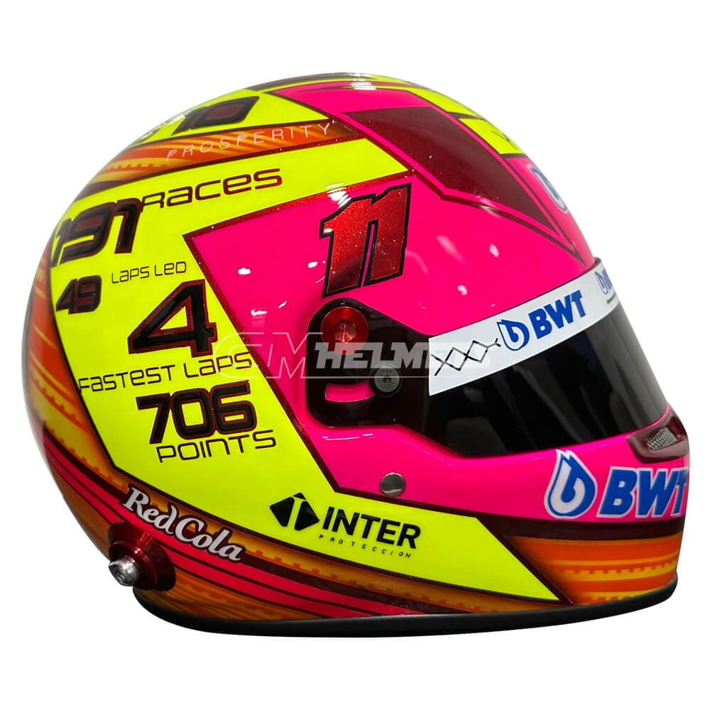 SERGIO PEREZ 2020 F1 REPLICA HELMET FULL SIZE | CM Helmets