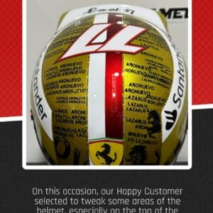 3.2 CUSTOM LECLERC HELMET