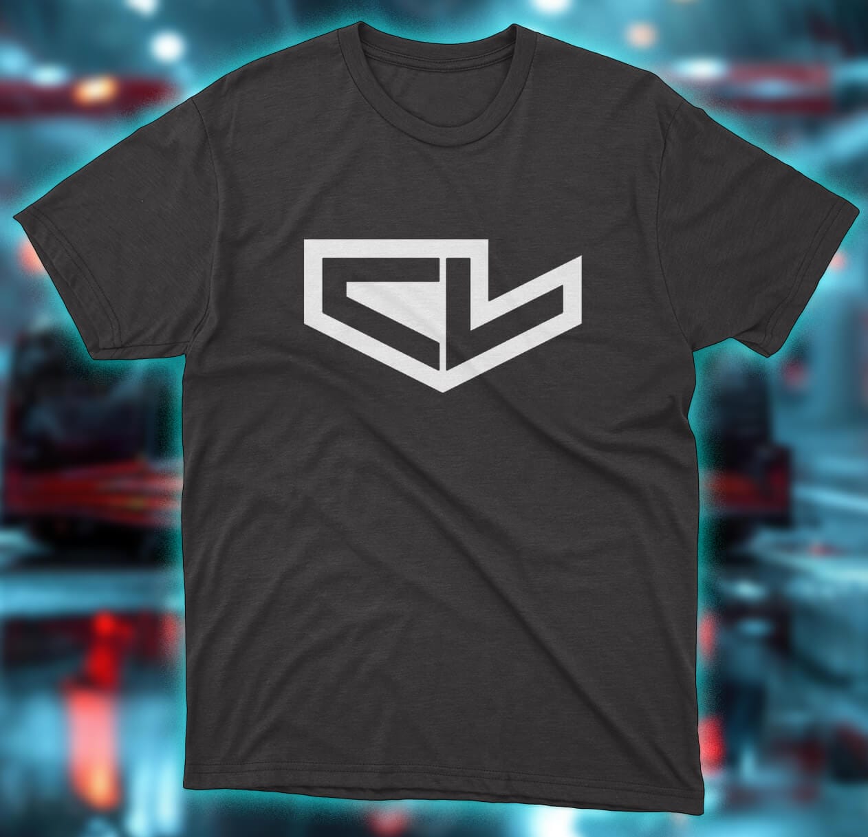 Charles Lecrerc Logo - White Charles Lecrerc Logo – White