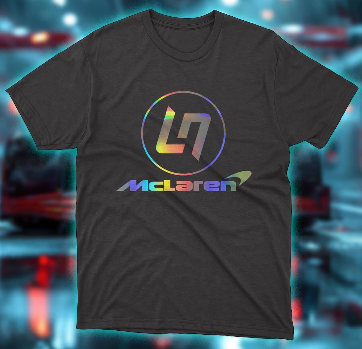 Lando Norris Logo - Holographic Lando Norris Logo – Holographic