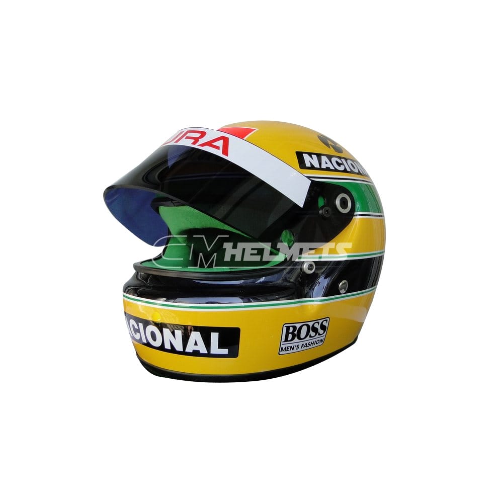 Ayrton Senna 1990 Helmet | Full-Size Replica for F1 Fans