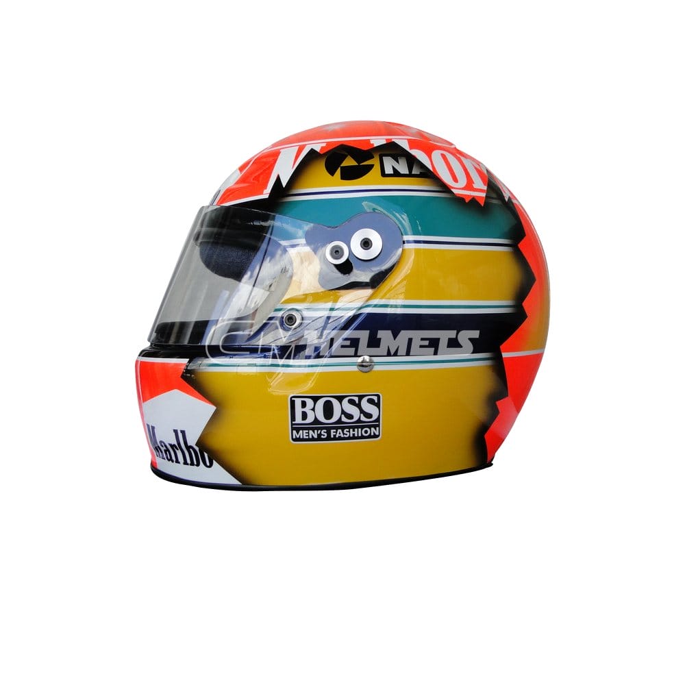 Senna and Schumacher Helmet | Artistic F1 Helmet Design