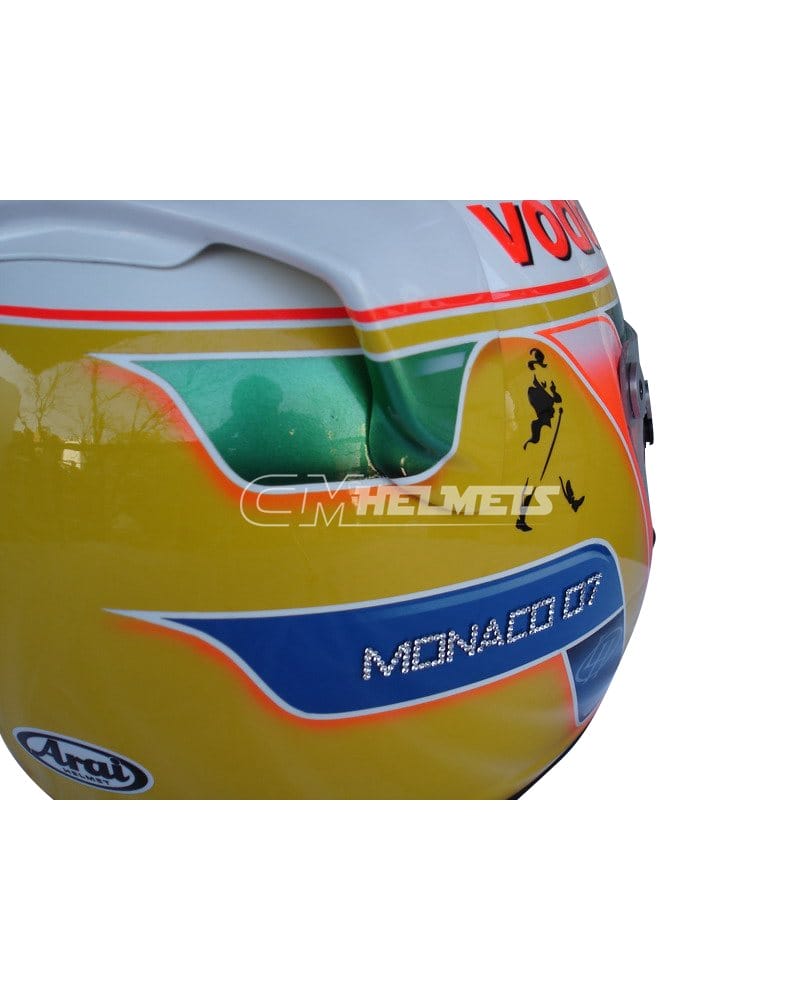 Lewis Hamilton 2007 Diamond F1 Helmet | Full-Size Replica