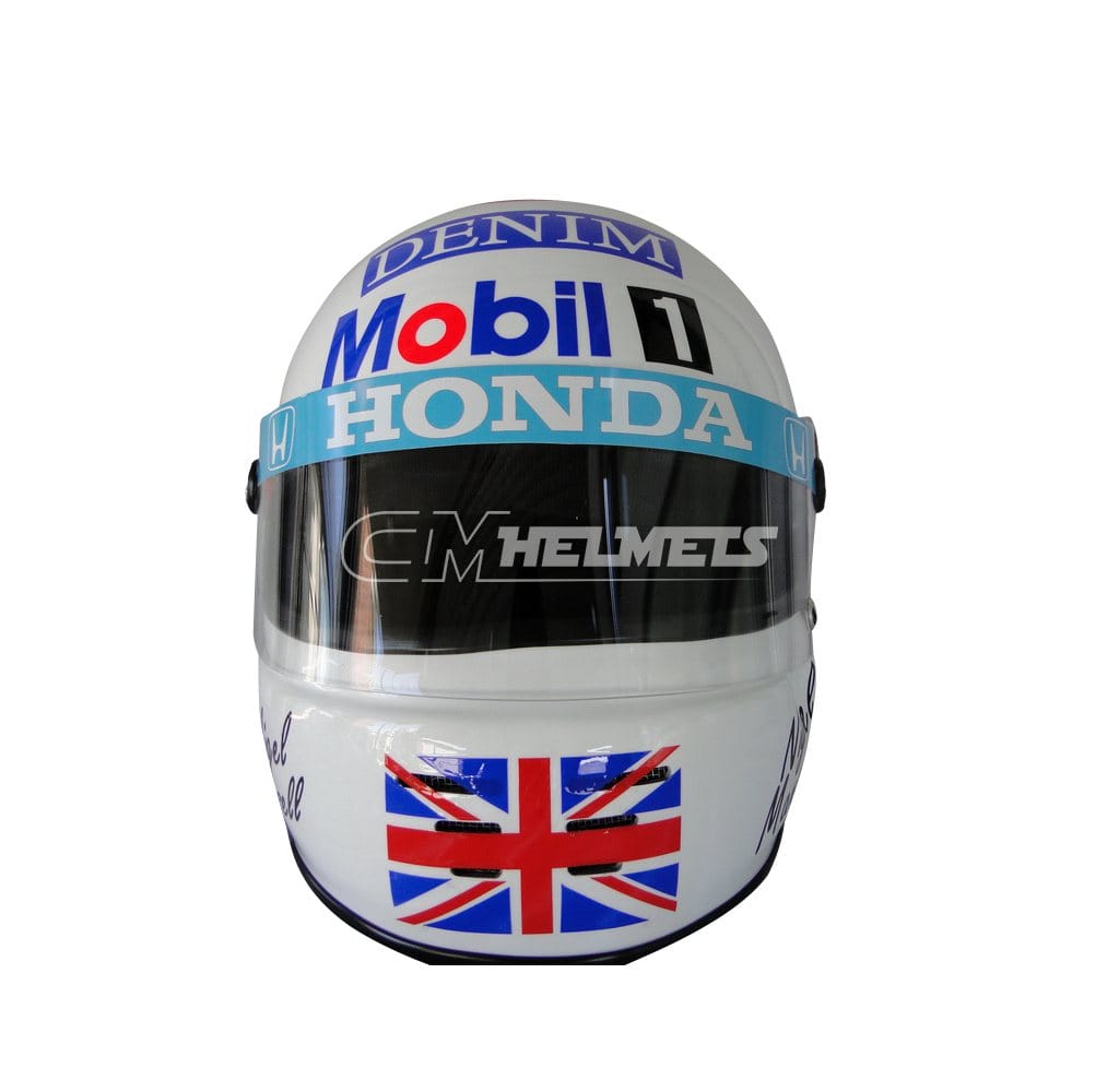 NIGEL MANSELL 1986 F1 REPLICA HELMET FULL SIZE | CM Helmets