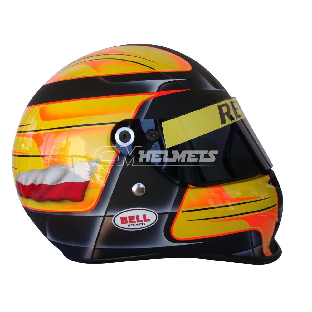 ROBERT KUBICA 2010 F1 REPLICA HELMET FULL SIZE | CM Helmets